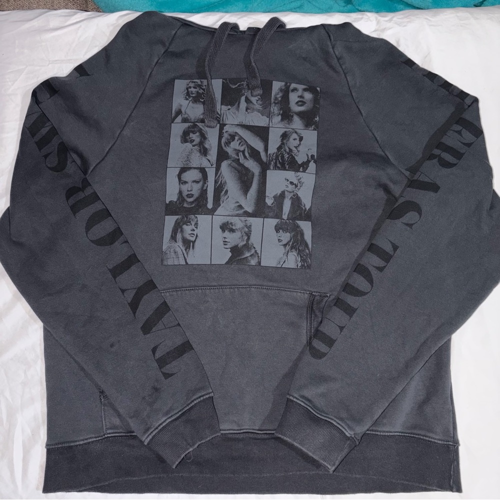 OFFICIAL Taylor Swift The Eras International Tour Washed Blue Hoodie